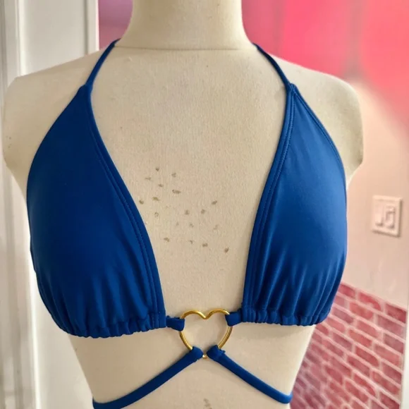 Blue bikini top - Picture 2 of 10